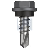 Hobsons - #10-16 x 16 Basalt - Cl4 As3566 Metal Sds Hex Head + Washer | Fs275-Ba (Pack Of 1000)